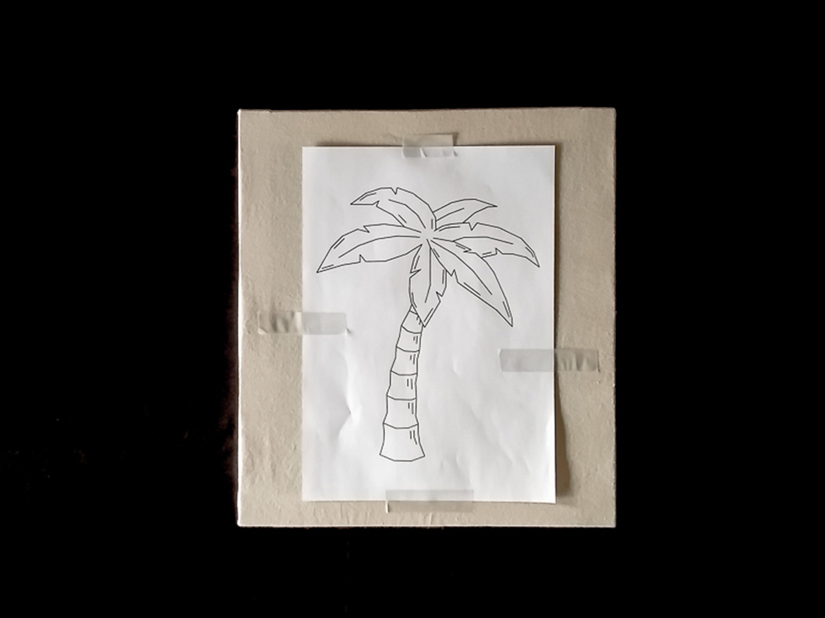 DIY toile brodée broderie partie 1