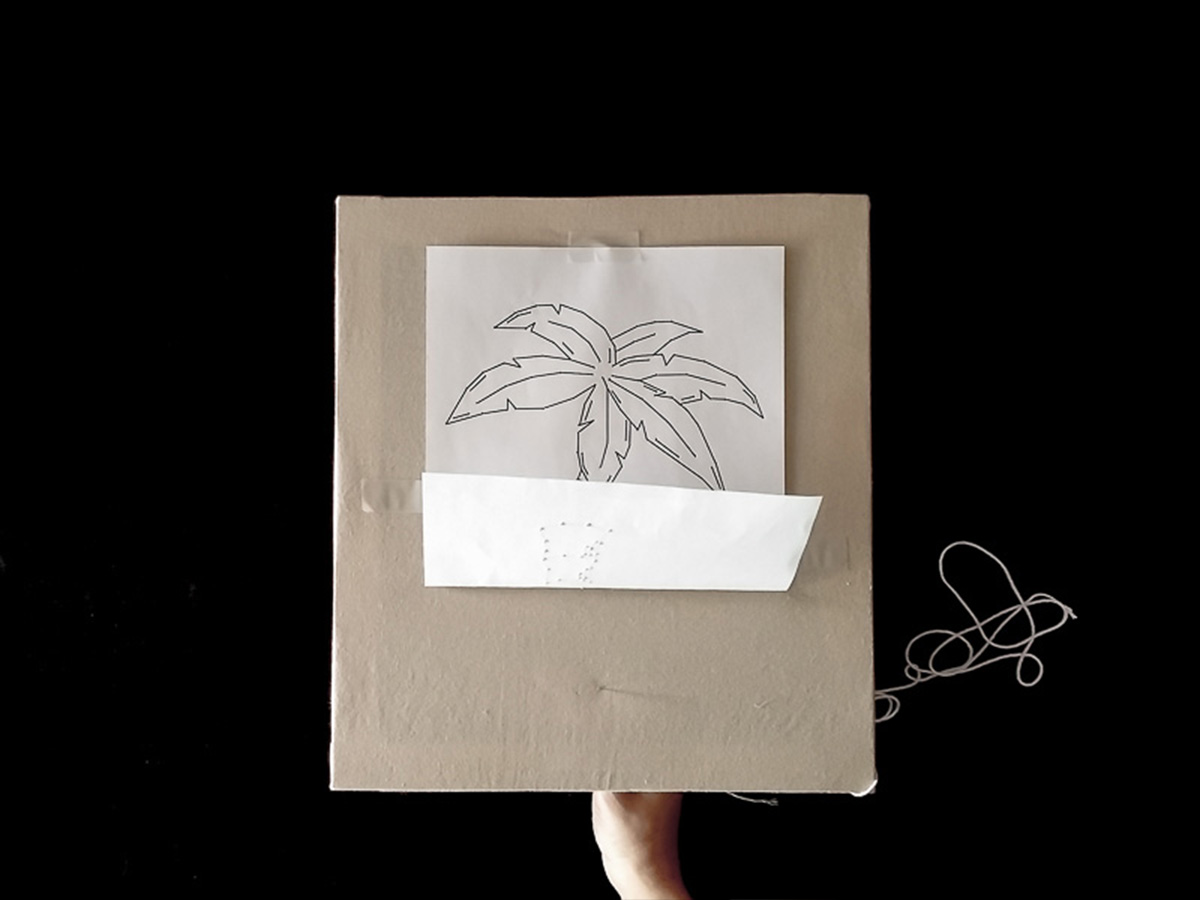 DIY toile brodée broderie partie 3