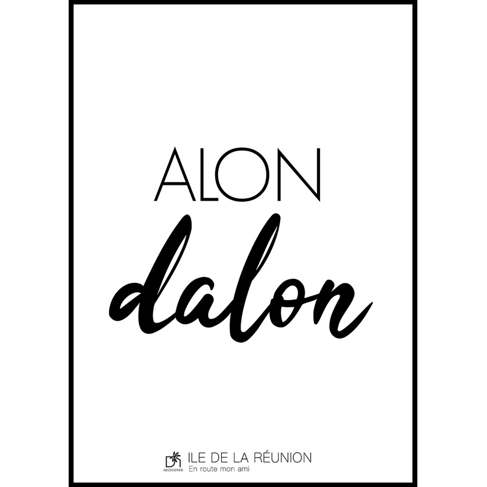 affiche Alon dalon 1