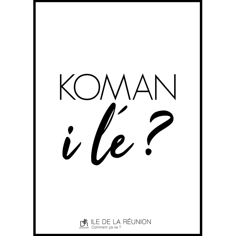 affiche Koman i le 1