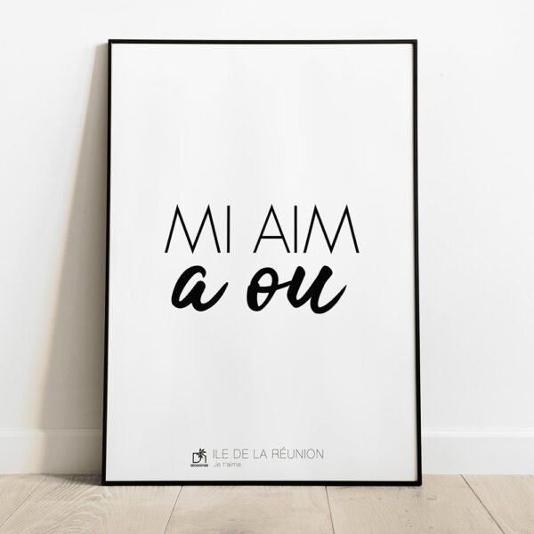 affiche Mi aim a ou 3