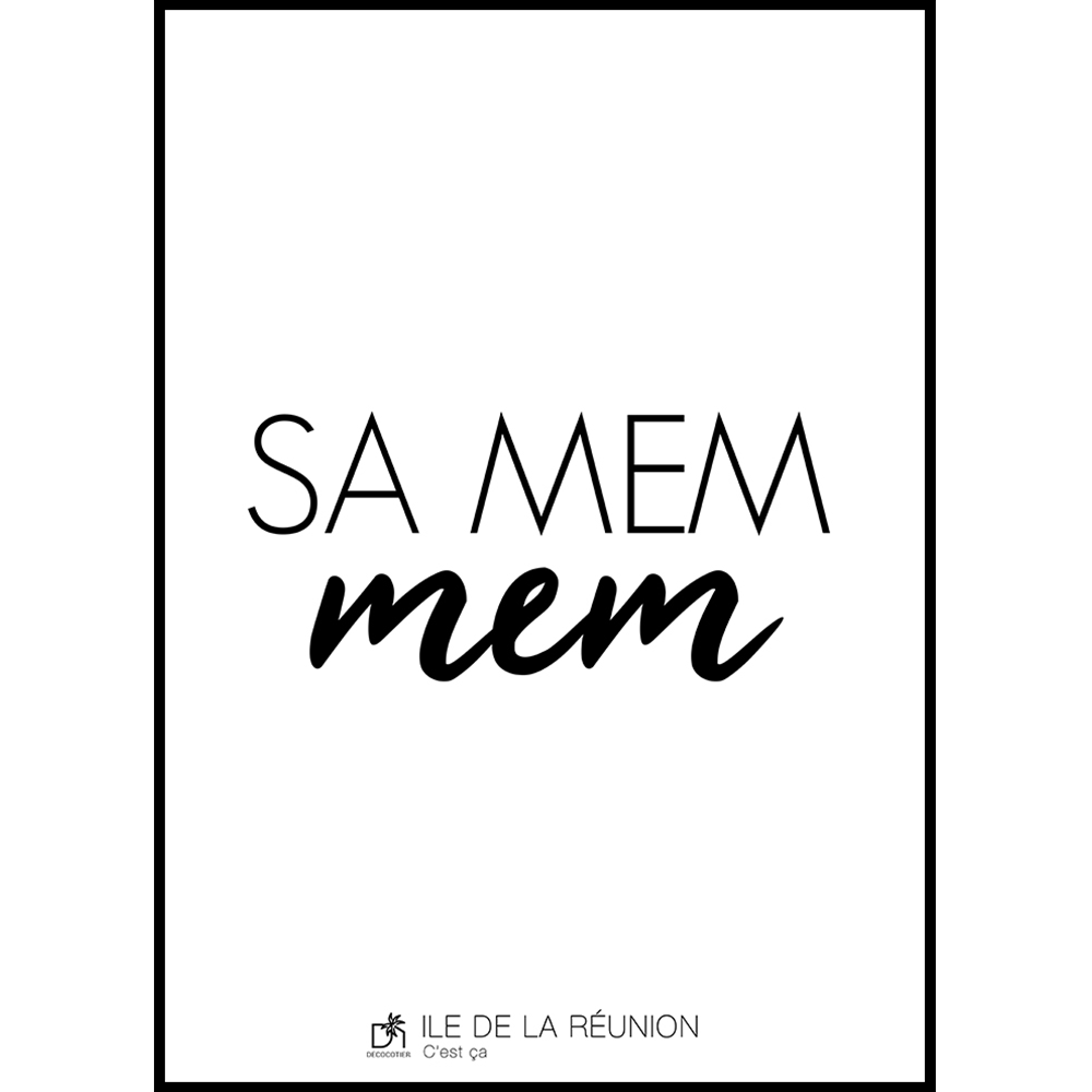 affiche Sa mem mem 1