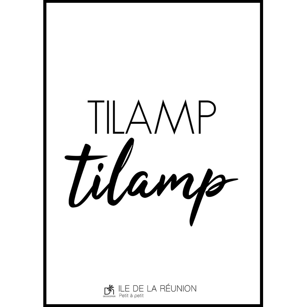 affiche Tilamp tilamp 1