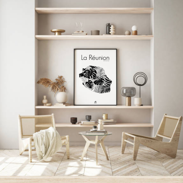 affiche Carte florale 3