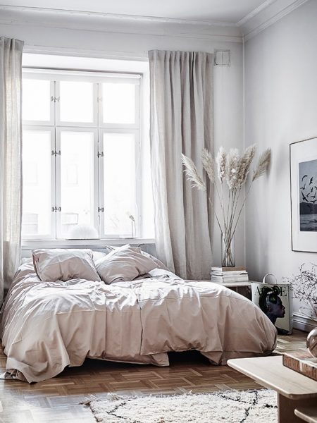 Herbe de la pampa dans un décor moderne